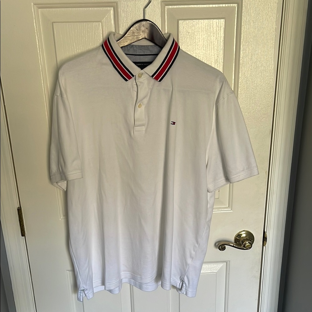 Tommy Hilfiger White Polo Shirt for Men